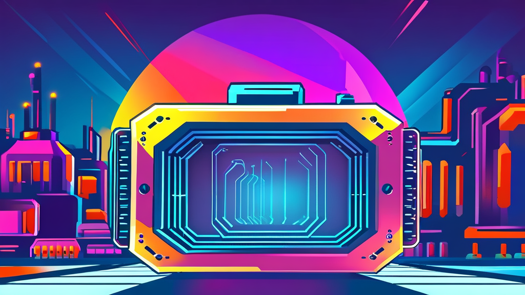 AI 반도체 시대, 리노공업의 경쟁력과 향후 전망 (cartoon 스타일)