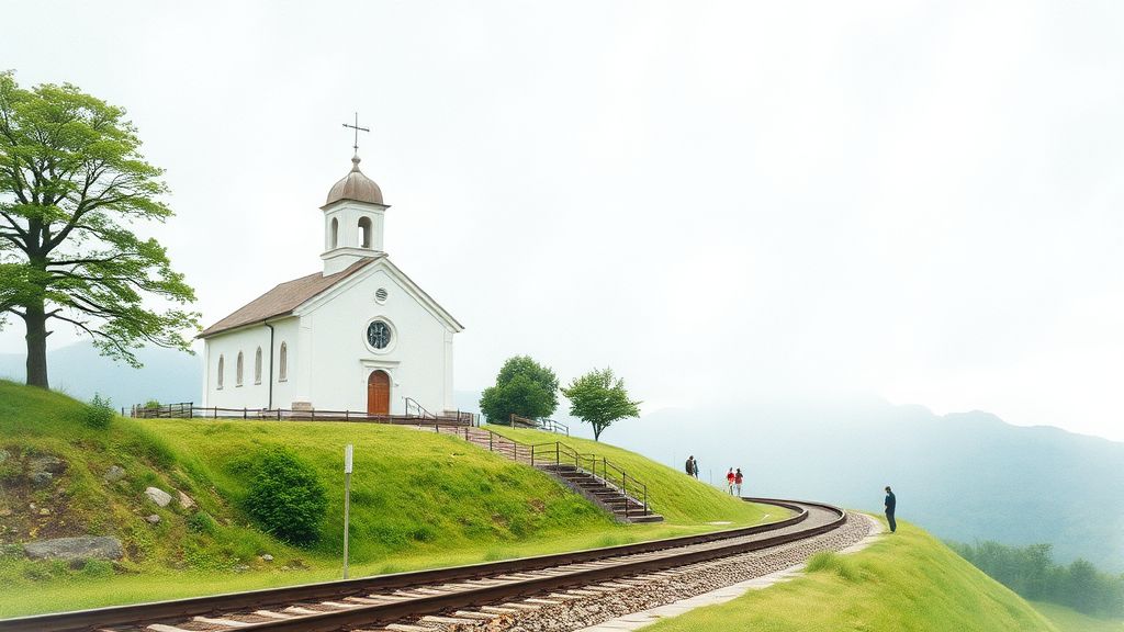 위치 및 접근성 안내 (watercolor 스타일)
