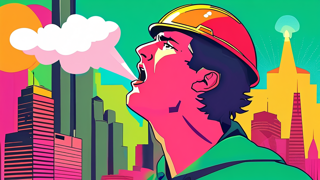 기관지염이란 무엇인가요? (cartoon 스타일)