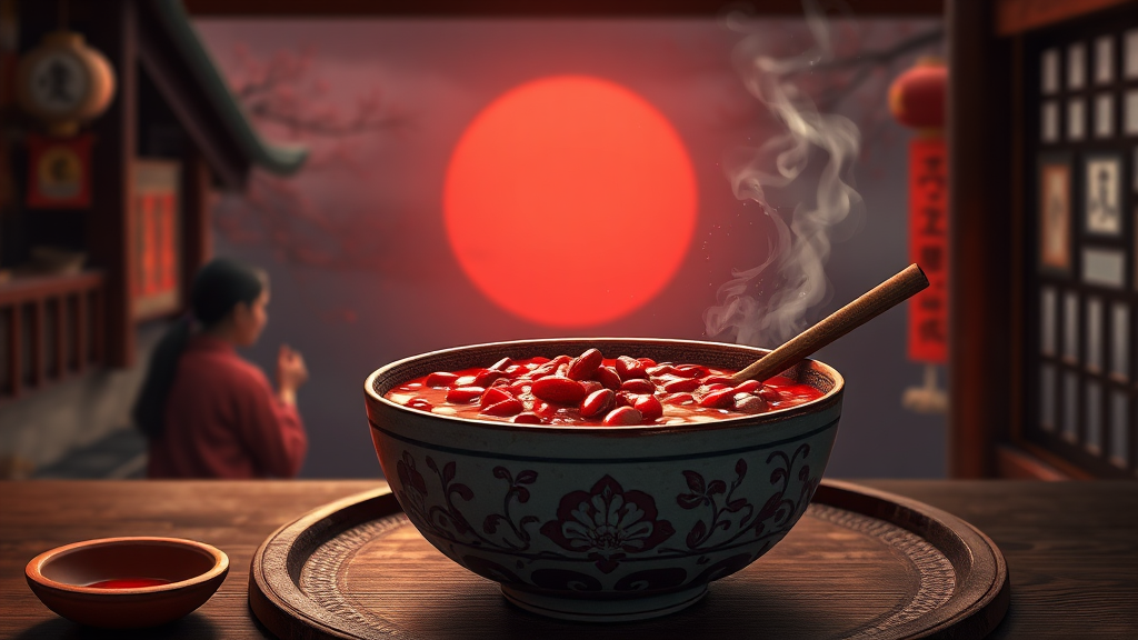 동짓날, 어떤 의미? (realistic 스타일)