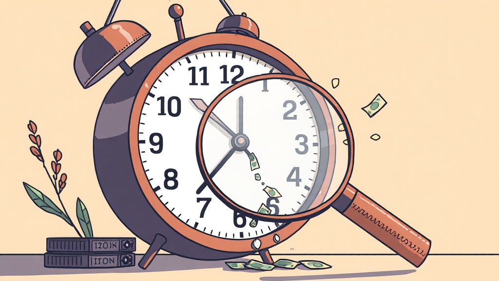 입금일, 언제쯤 받을 수 있을까요? (illustration 스타일)