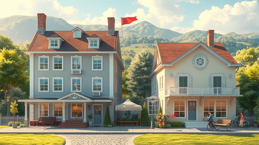 실버스테이 vs 실버타운 차이점 (realistic 스타일)