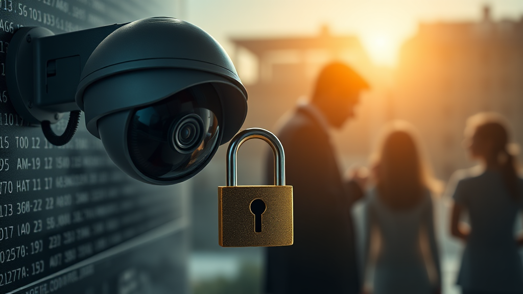 IP카메라 사용자, 보안 수칙은 무엇일까? (realistic 스타일)