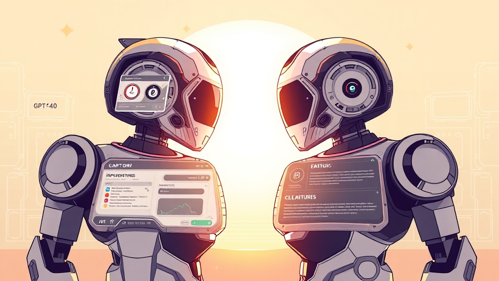 챗GPT, 무료 vs 유료 핵심 비교 (illustration 스타일)