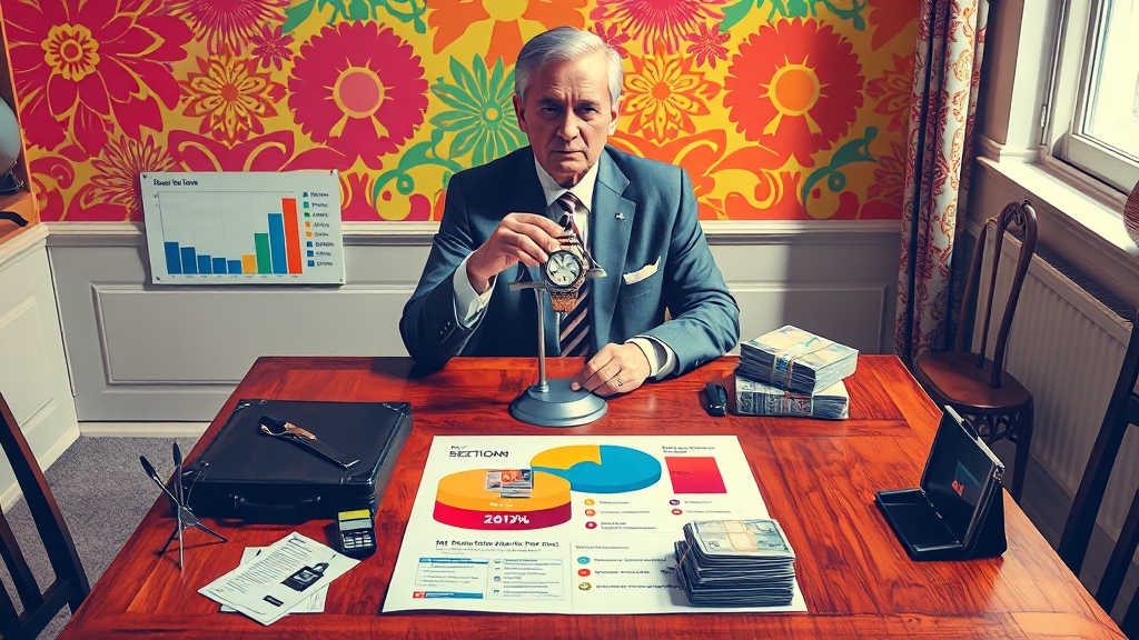 퇴직연금 수령 방법 (popart 스타일)