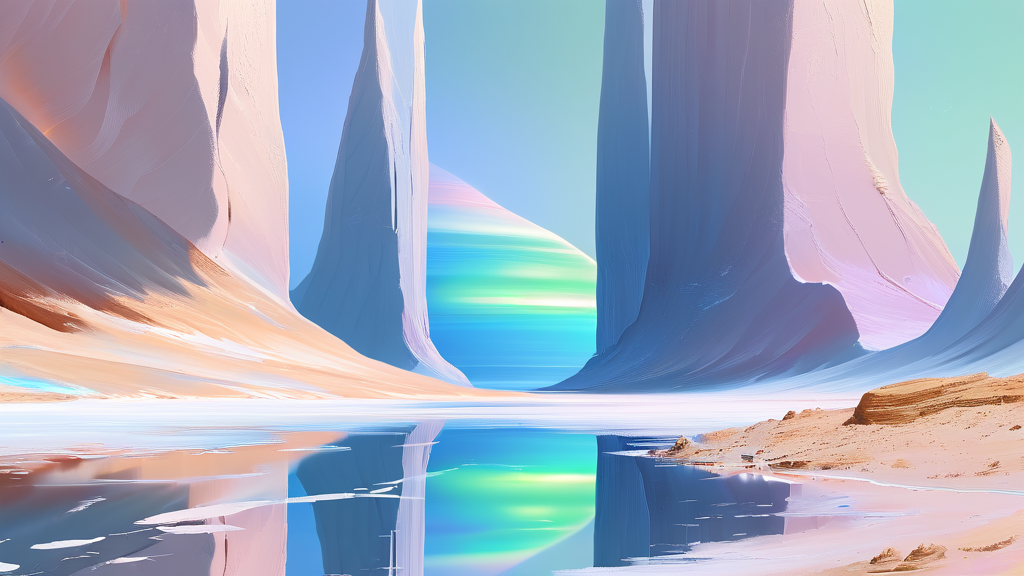 국내외 주요 뉴스 브리핑 (watercolor 스타일)