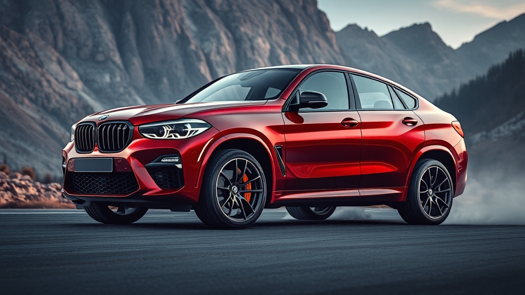 X6 M 컴페티션: 압도적인 성능 (realistic 스타일)