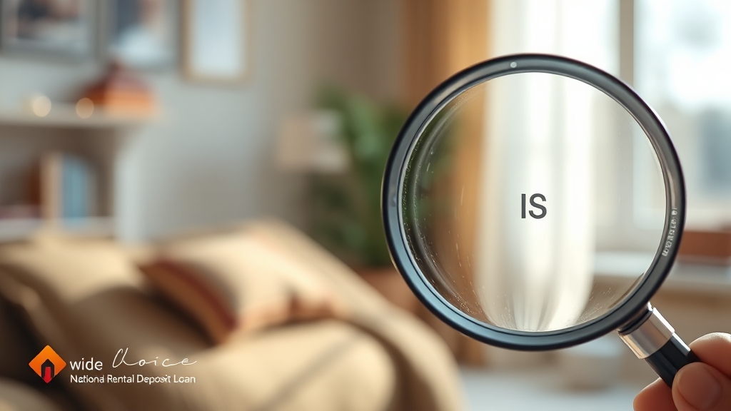 보증금 대출 종류 및 조건 (realistic 스타일)