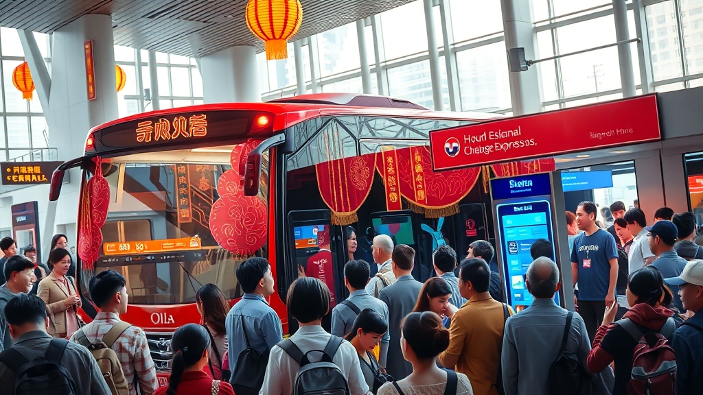 고속버스/시외버스 이용 시 유의사항 (realistic 스타일)