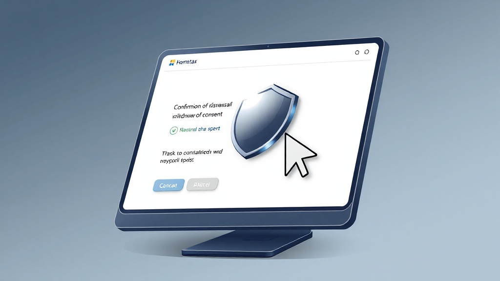 개인정보 보호, 이렇게 신경 쓰세요! (illustration 스타일)