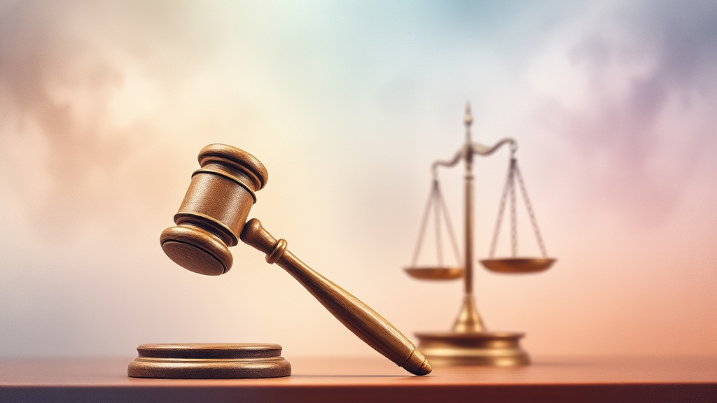 형사 사건, 법적 절차 완벽 이해 (watercolor 스타일)