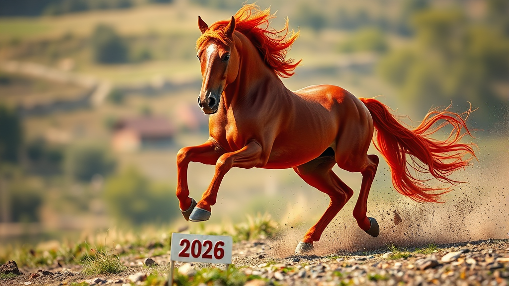 2026년 핵심 키워드 (realistic 스타일)