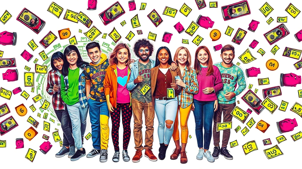 정부 지원 내용 (popart 스타일)