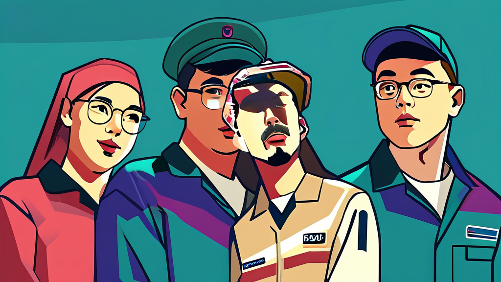 그날의 주요 뉴스 브리핑 (illustration 스타일)