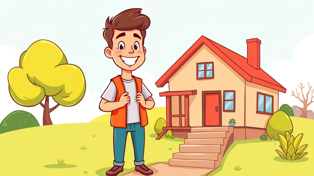 청년 월세 지원이란? (cartoon 스타일)