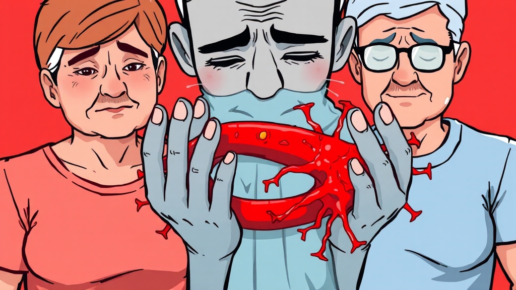 대상포진이란? 원인과 위험 요인 (cartoon 스타일)