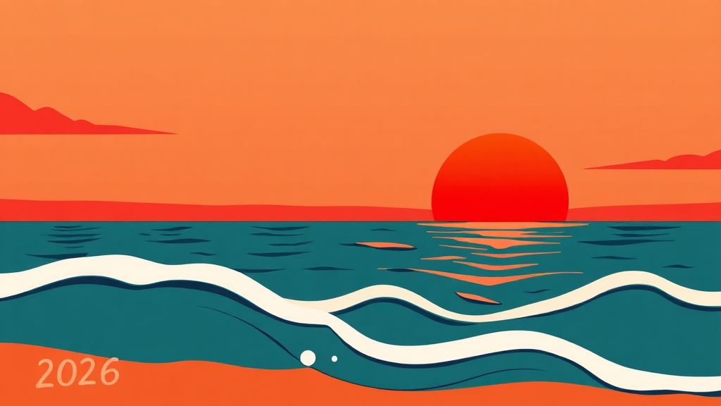 지역별 해돋이 명소 (동해, 수도권, 남해 등) (cartoon 스타일)