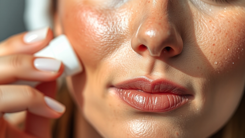 레이저 치료 후 관리 및 주의사항 (realistic 스타일)