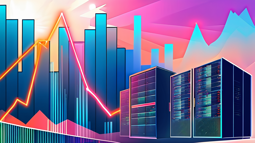 회사의 성장이 주가에 미치는 영향 (illustration 스타일)