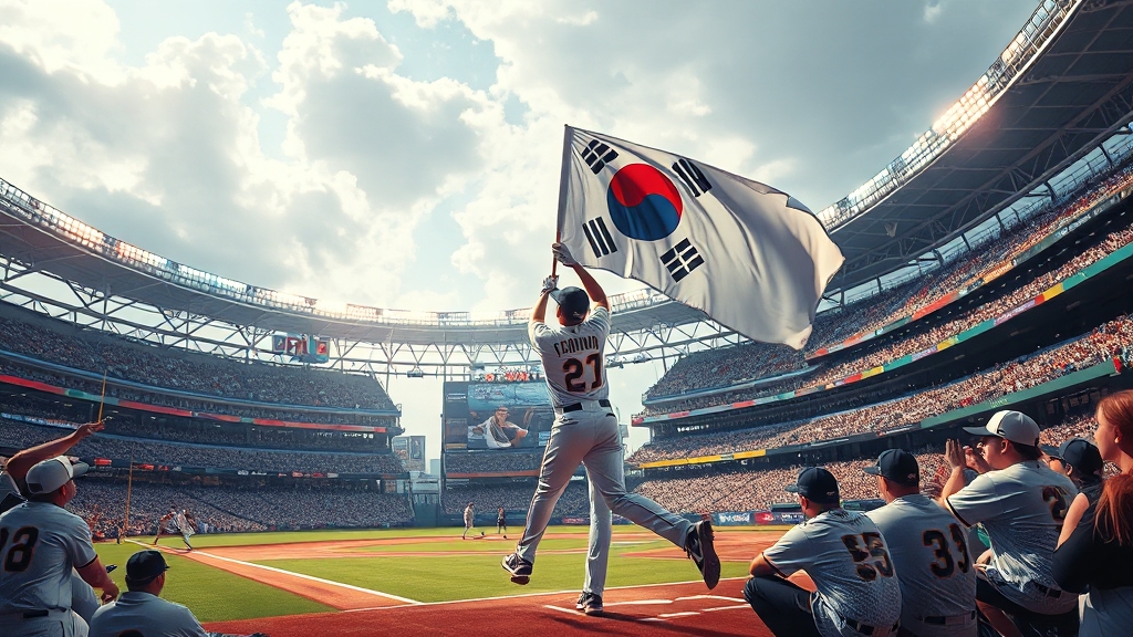 WBC 평가전 일정 및 결과 (realistic 스타일)