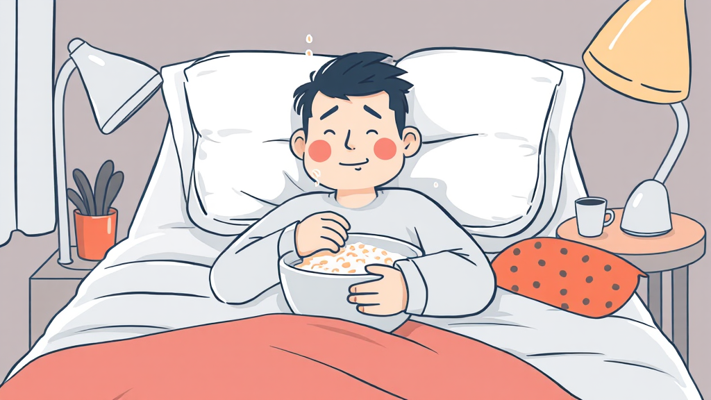 A형 독감 설사 완화 및 관리법 (illustration 스타일)