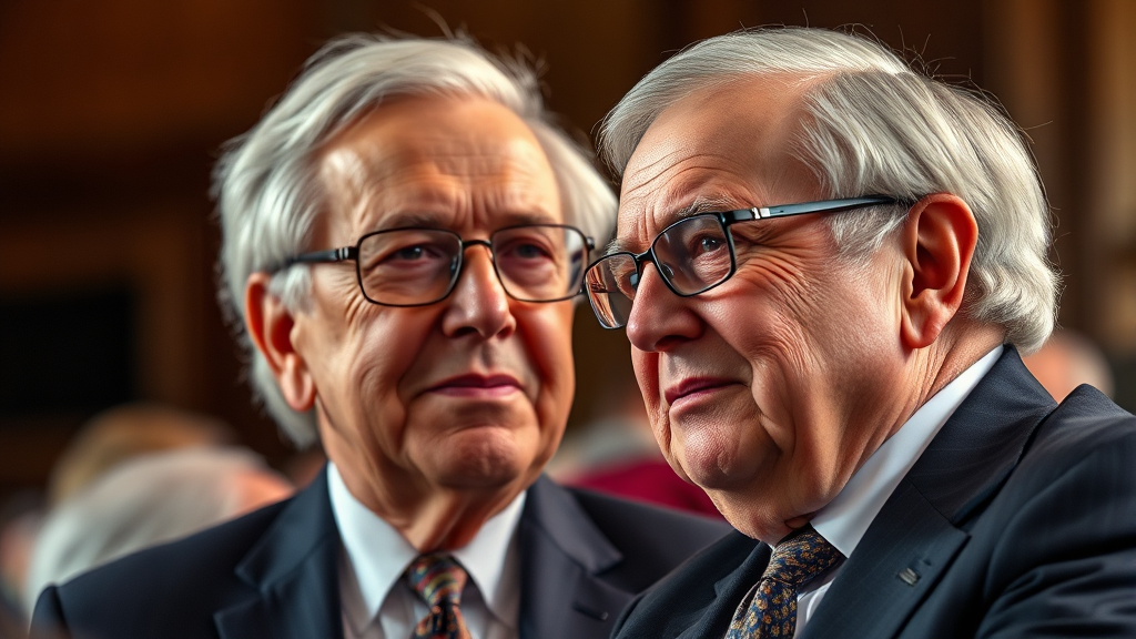 버크셔 주요 경영진 변화 (realistic 스타일)