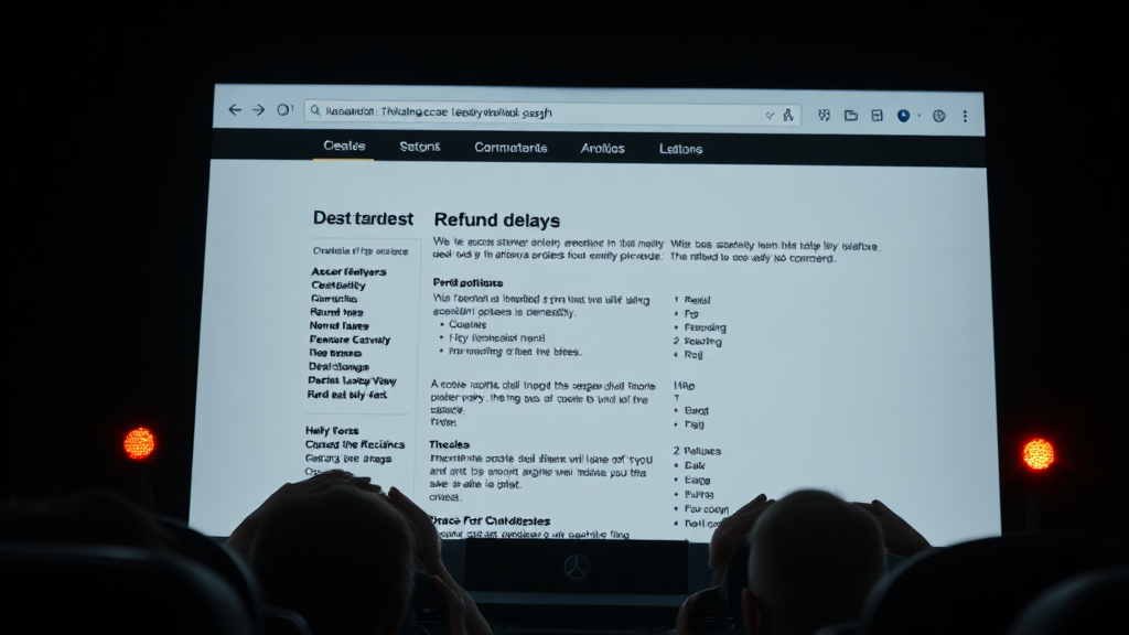 환불 지연/거부, 왜 일어날까? (realistic 스타일)