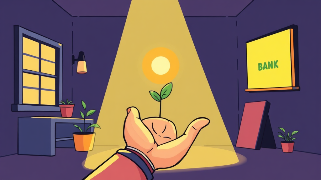 신용불량자, 통장 개설 가능할까? (cartoon 스타일)