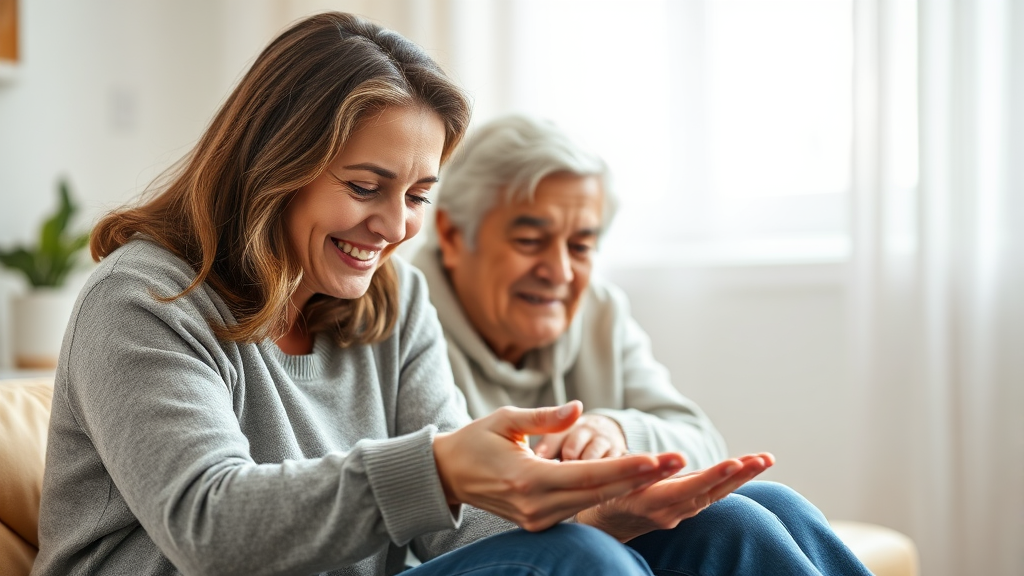 간병인 보험, 나에게 맞는 상품은 무엇일까요? (realistic 스타일)