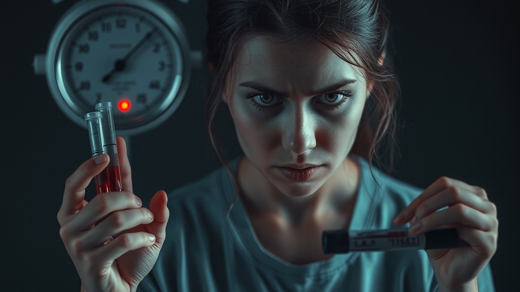 어떻게 진단하고 위험할까요? (realistic 스타일)