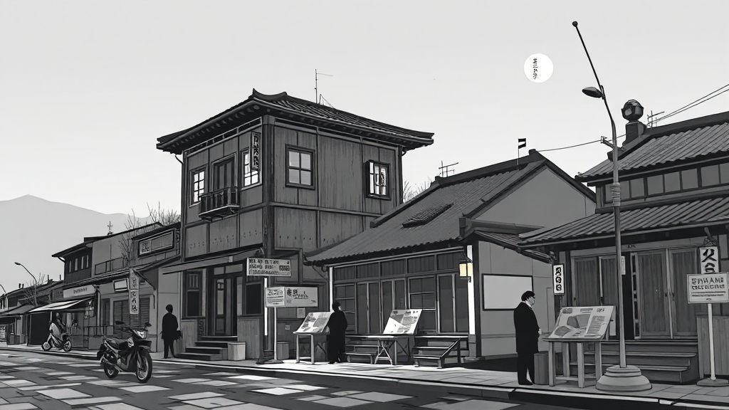 근대역사 유적지 탐방 코스 (illustration 스타일)