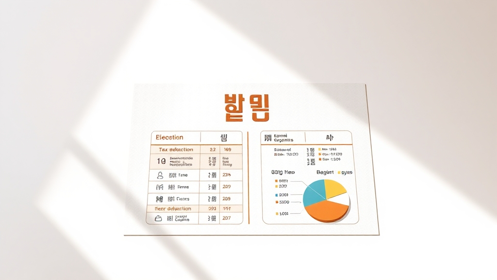 놓치면 손해! 소득공제 (realistic 스타일)