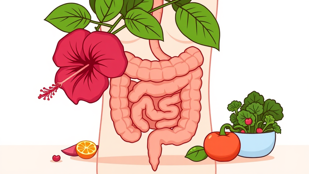 식이섬유 병행 섭취 (cartoon 스타일)