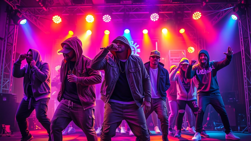 신나는 음악과 춤이 매력 (realistic 스타일)