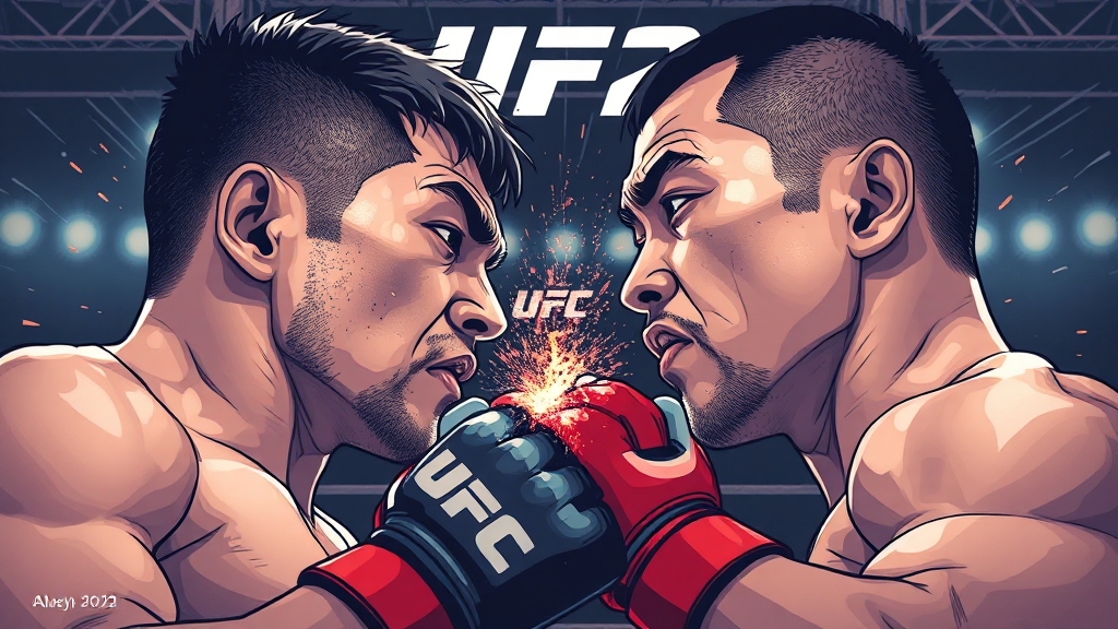 코메인 이벤트: 셰브첸코 vs 장웨일리 (illustration 스타일)