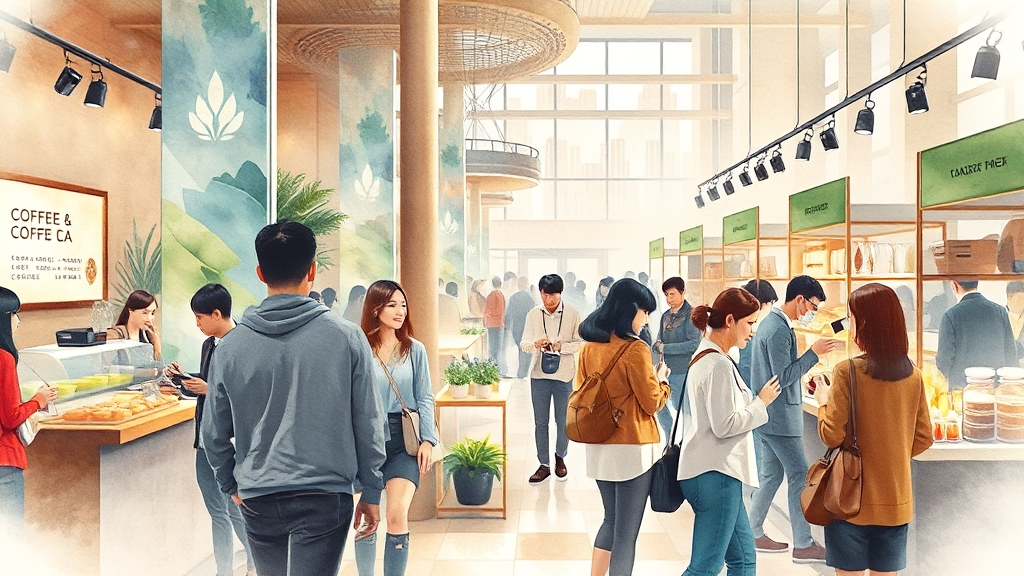 커피앤티페어 개요 (watercolor 스타일)