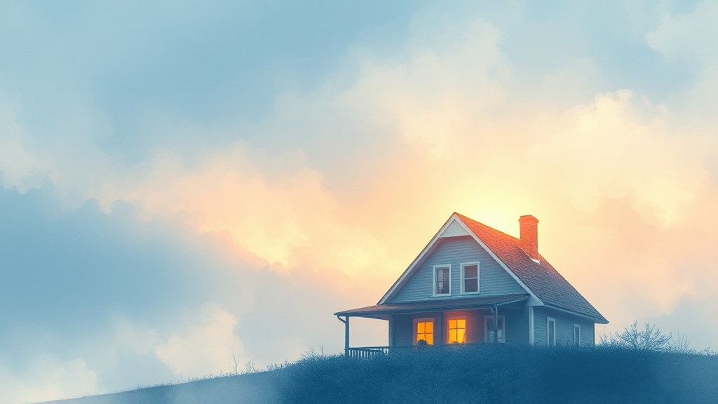 1세대 1주택 특례, 상속주택 영향은? (watercolor 스타일)