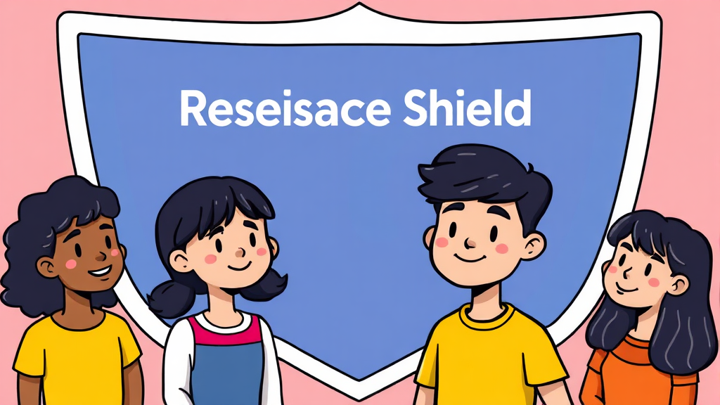 여신거래 안심차단 서비스란 무엇인가요? (cartoon 스타일)