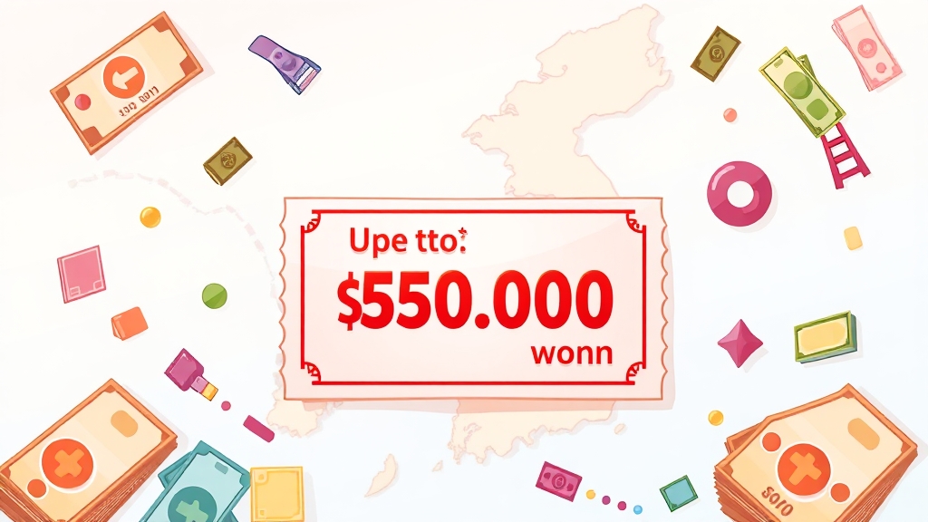 신청 대상 및 금액 (cartoon 스타일)