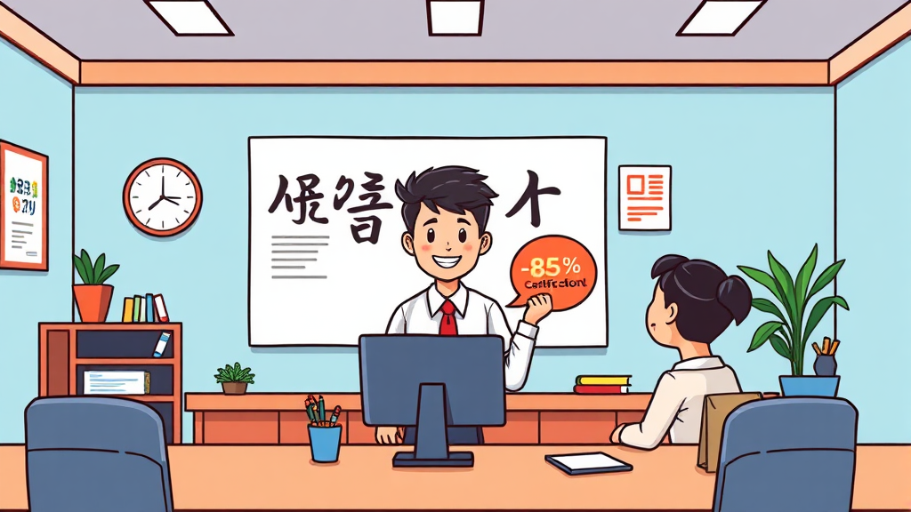 자격증 취득, 배움과 함께라면 쉬워요 (cartoon 스타일)