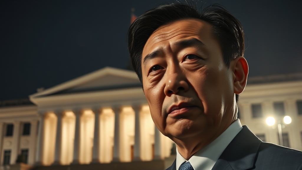 비상계엄 해제 방해 의혹 분석 (realistic 스타일)