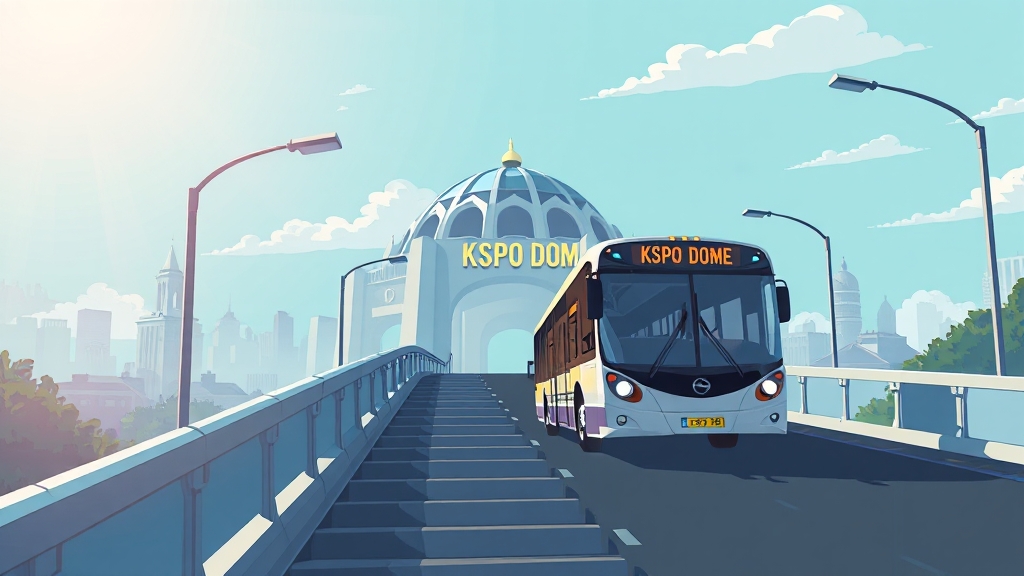 대중교통 이용 방법 (illustration 스타일)