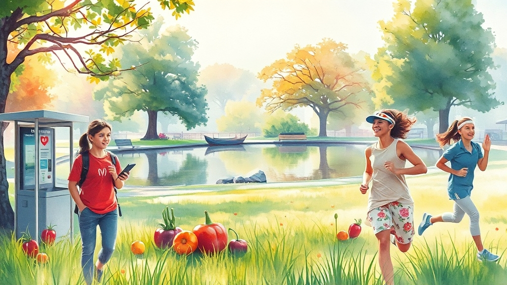 생활 습관, 혈액순환의 기본! (watercolor 스타일)