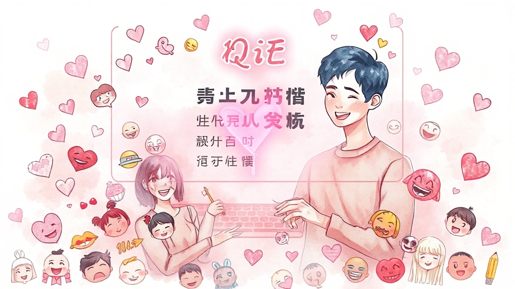 카톡 연애 스타일 테스트란? (watercolor 스타일)