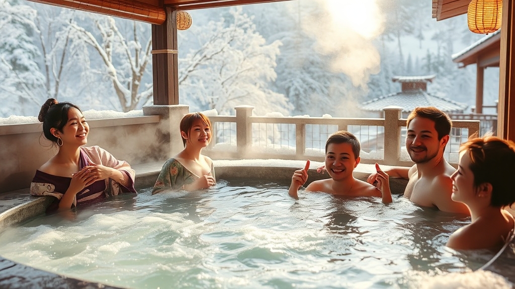 온천 여행 후기 (realistic 스타일)