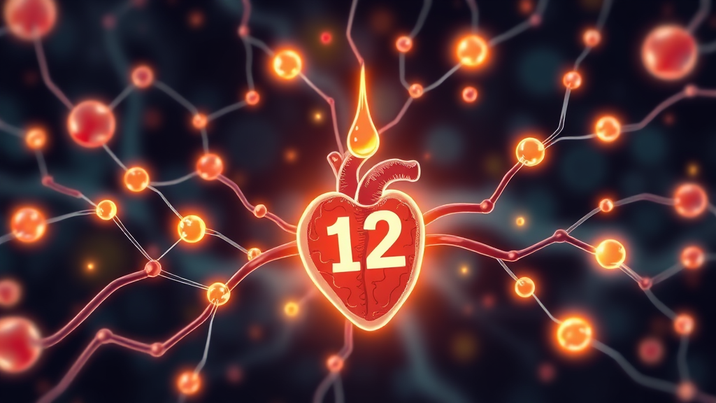 비타민 B12, 우리 몸에 왜 중요할까요? (illustration 스타일)