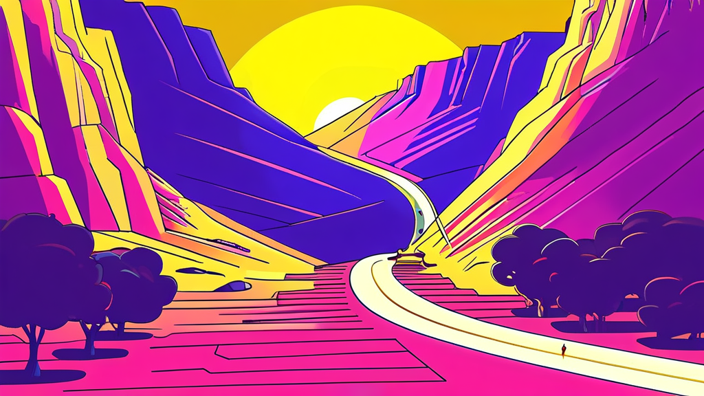 경제 및 산업계 소식 (cartoon 스타일)