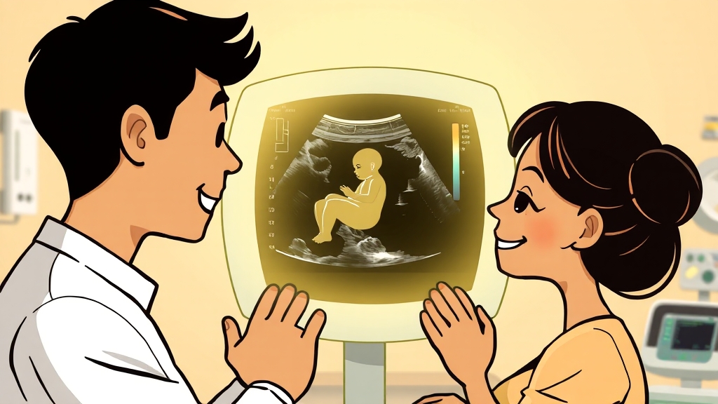 임신 주차별 검사 체크리스트 (cartoon 스타일)