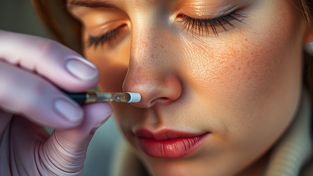 독감 검사, 언제 받아야 할까요? (realistic 스타일)