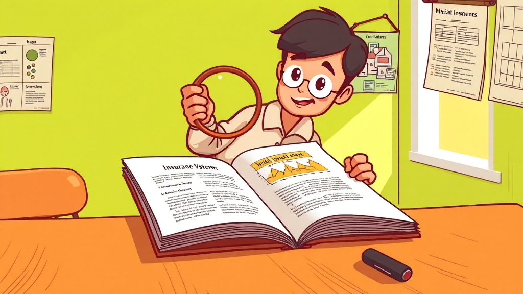 4세대 실손보험 특징 (cartoon 스타일)